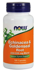 Now Echinacea & Goldenseal Root, 100 Capsules