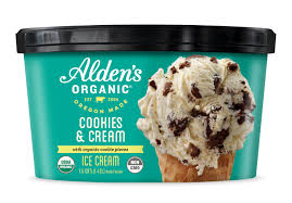Alden's Organic Cookies & Cream Ice Cream 48 Oz