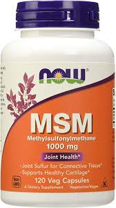 NOW MSM, 1,000 Mg, 120 CAPSULES