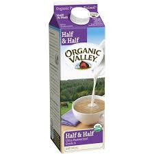 Organic Valley Half & Half, Uht At Least 95% Organic 32 Oz