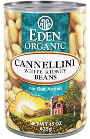 EDEN ORGANIC CANNELLINI WHITE KIDNEY BEANS CAN 15 Oz