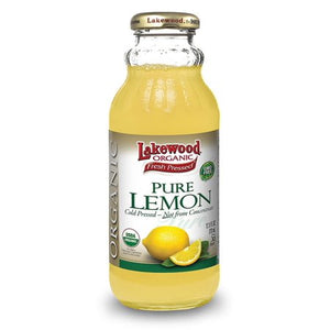 Lakewood Juice, Organic Pure Lemon, 12.5 Oz.