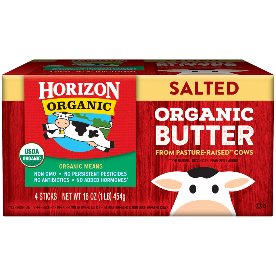 Horizon Organic Salted Butter Sticks, 16 Oz., 4 Ct