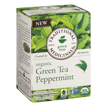 Traditional Medicinals Organic Green Peppermint 16 Bag