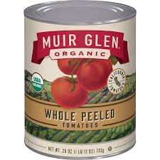 Muir Glen Organic, Whole Peeled Tomatoes, 28 Oz