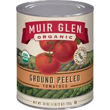 Muir Glen Organic Ground Peeled Tomatoes 28 Oz