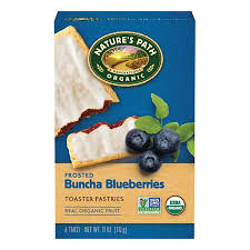 Natures Path Frosted Buncha Blueberries Toaster Pastries 11 Oz