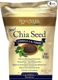 Spectrum, Chia Seed, Omega-3 & Fiber 12oz