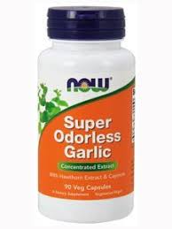 Now Super Odorless Garlic 90 Capsules