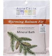 Aura Cacia Aromatherapy Mineral Bath Soothing Heat - 2.5 Oz