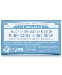 Dr. Bronner's Pure Castile Bar Soap With Oil Baby Mild 140g
