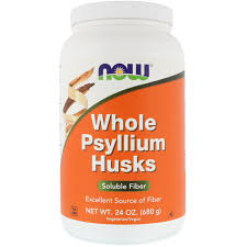Now, Whole Psyllium Husks, 24 Oz Powder (680 G)
