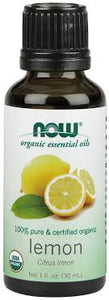 Now Organic Lemon Oil 1 Oz