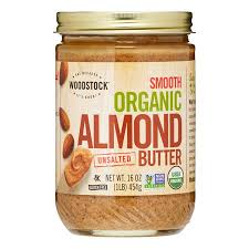 OG Almond Butter Smooth/Unsalted 16 Oz