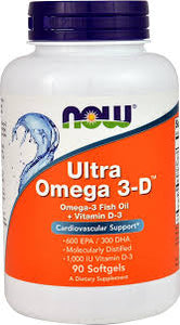 Now Ultra Omega 3-D 90 Softgels