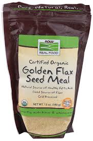 Now Organic Golden Flax Meal   12 Oz
