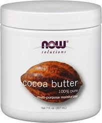 NOW COCOA BUTTER 100% PURE 7oz