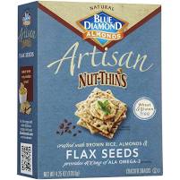 Blue Diamond Almond Artisan Nut-Thins Flax Seeds, 4.25oz