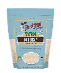 Bob's Red Mill, High Fiber Oat Bran Hot Cereal 18 Oz