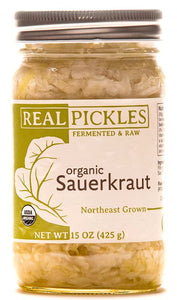 Real Pickles Organic Sauerkraut 15 Oz