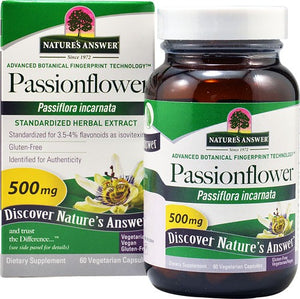 Nature's Answer Passionflower Standardized 60 Vcap