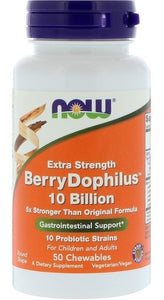 Now Berrydophilus 10 Billion / 50 Chewables