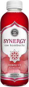Gts Kombucha Organic Hibiscus Ginger 48 Fz
