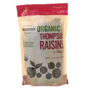 Woodstock Organic Thompson Raisins 13 Oz