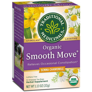 Traditonal Tea Organic Smooth Senna Chamomile 16 Bag