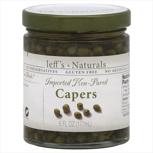 Jeff's Naturals, Imported Non-Pareil Capers 6 Oz