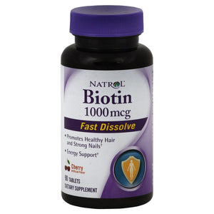 Natrol Biotin 1000mcg,Fast Dislv 90 Tab