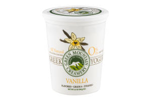 Green Mountain Creamery Fat Greek Yougurt Vanilla  32 Oz